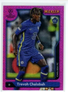 2021-22 Topps Merlin UEFA Champions League Trevoh Chalobah RC pink Mojo 054/275 - Picture 1 of 2