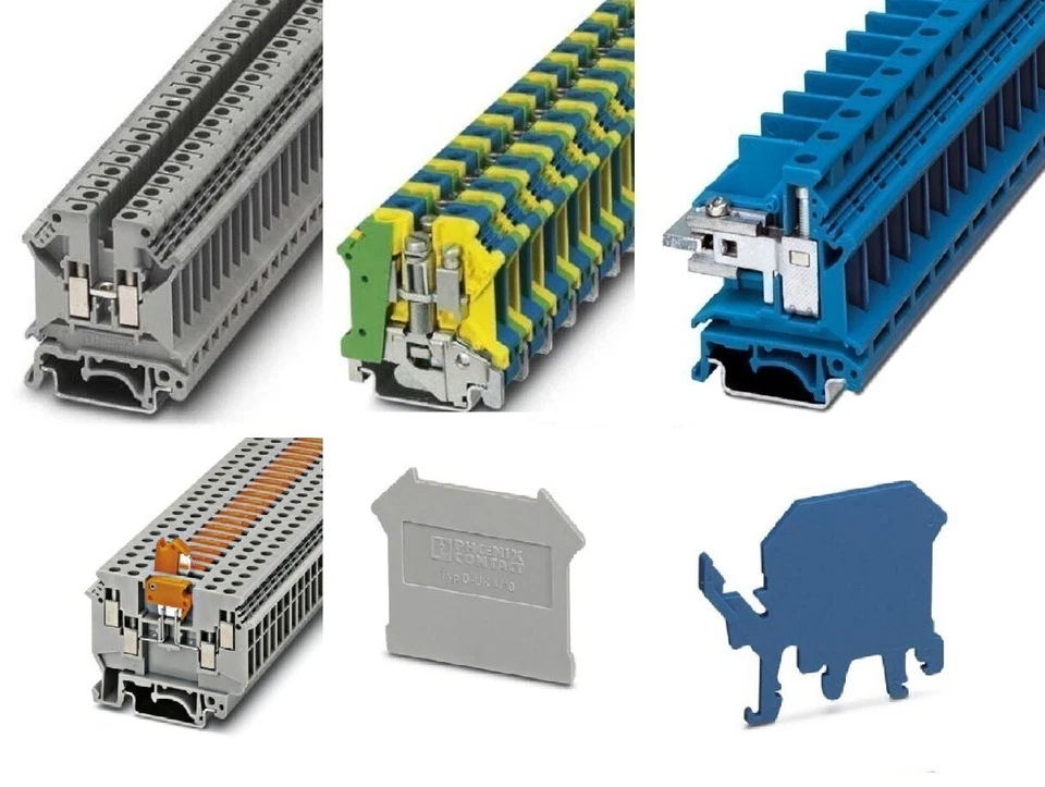 Phönix Contact Schraub-Klemmen Serie UK.. , USLKG.. , UIK.. , UISLKG.. max 35mm² - Bild 1 von 1