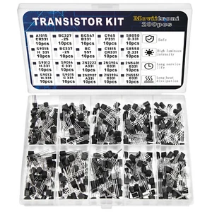 10x Transistoren 2N2222 2N3904 2N3906 2N5401 2N5551 - TO92 TO-92 Transistor - Bild 1 von 5