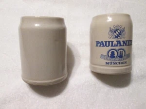 Vintage German Wick Werke & Paulaner Beer Steins - Picture 1 of 9