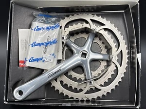 NOS Campagnolo RECORD Alloy Square Taper 10 Speed TRIPLE Crankset 170mm 53/42/30 - Picture 1 of 5
