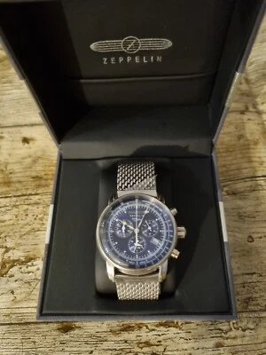 Reloj Zeppelin Hombre Serie 100 Años Zeppelin Cronógrafo 7680M-3- NUEVO Foto 1 de 4