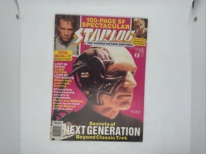 Starlog Magazine No. 159 Lost In Space Star Trek Patrick Stewart Borg - Foto 1 di 12