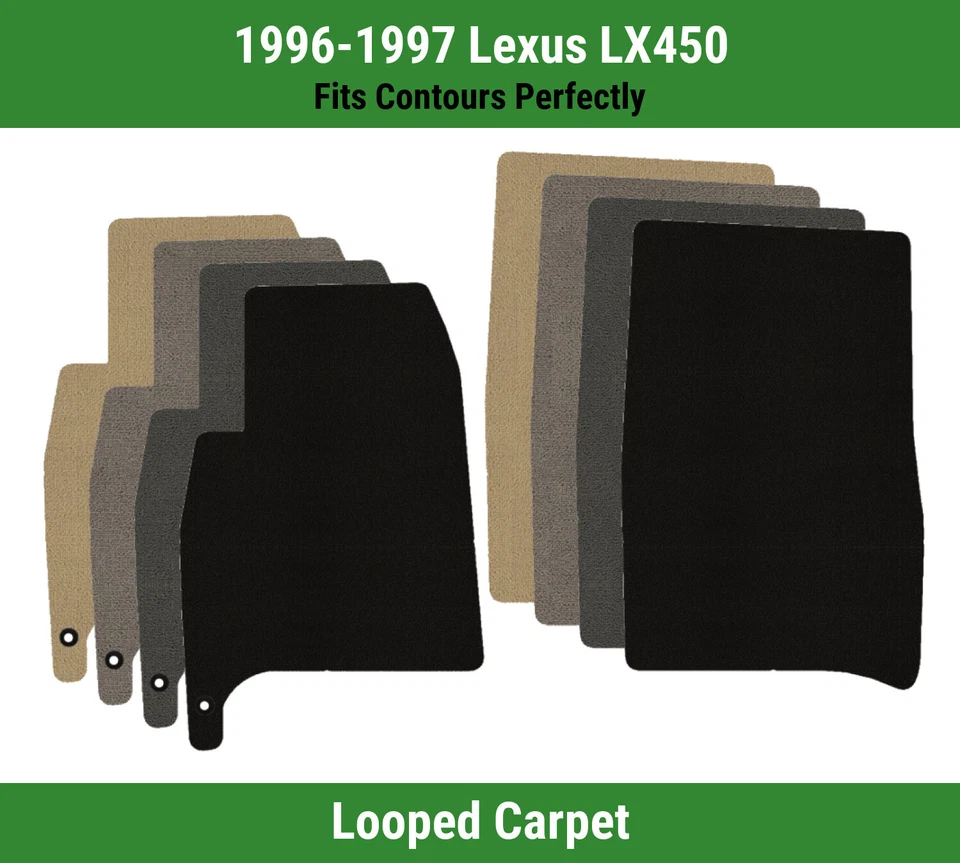 Tapetes carpete Lloyd Classic loop primeira fila para 1996-1997 Lexus LX450  - Imagem 1 de 4