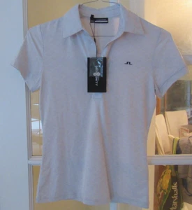 Polo jacquard donna taglia S, piccola J. Lindeberg Alaya, NUOVA - Foto 1 di 3