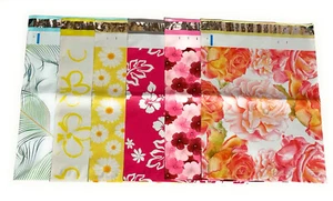 18 10x13 Designer Poly Mailers Plastic Envelopes Shipping Bags (3pcs/design) - Picture 1 of 1