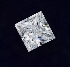 1 Kt Princess Brillantschliff Labor gezüchtet CVD-Diamant D Farbe VVS1 lose zertifiziert A - Bild 1 von 12