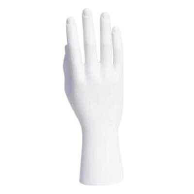 Mannequin Hand Display Male Gloves Jewelry Model Stand Bracelet White - Image 1 of 4