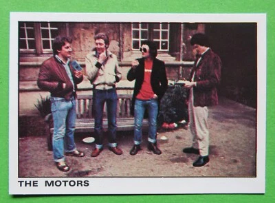 1980s PANINI "Rock & Pop Collection" Music Card:  THE  MOTORS  #63 - Image 1 of 2
