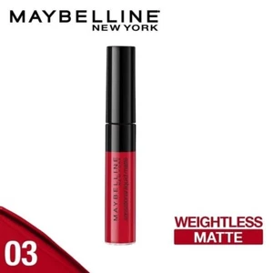 Maybelline Sensational Liquid Matte Lipstick 03 Flush It Red - Picture 1 of 2