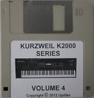 Kurzweil K2000/K2500/K2600 Serie Synthesizer ""Lautstärke 4" kundenspezifische Soundprogramme
