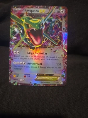 Raquaza EX Holo #XY66 Near Mint Condition Pokemon XY - Image 1 of 4