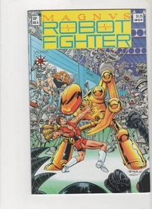 Magnus Robot Fighter #4, Coupon Cards Intact, NM 9.4, 1st Print, 1991, See Scans - Picture 1 of 2