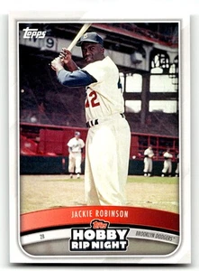 2025 Topps Hobby Rip Night Jackie Robinson #8 Brooklyn Dodgers - Picture 1 of 2