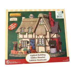 2011 LEMAX Caddington Village Cheshire Cottage 15207 Lighted Christmas Building	 - Picture 1 of 7