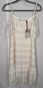Neu mit Etikett Chelsea & Violet Kleid Gr. S beige creme Häkelspitze Boho Küste Strand 118 $ - Bild 1 von 8
