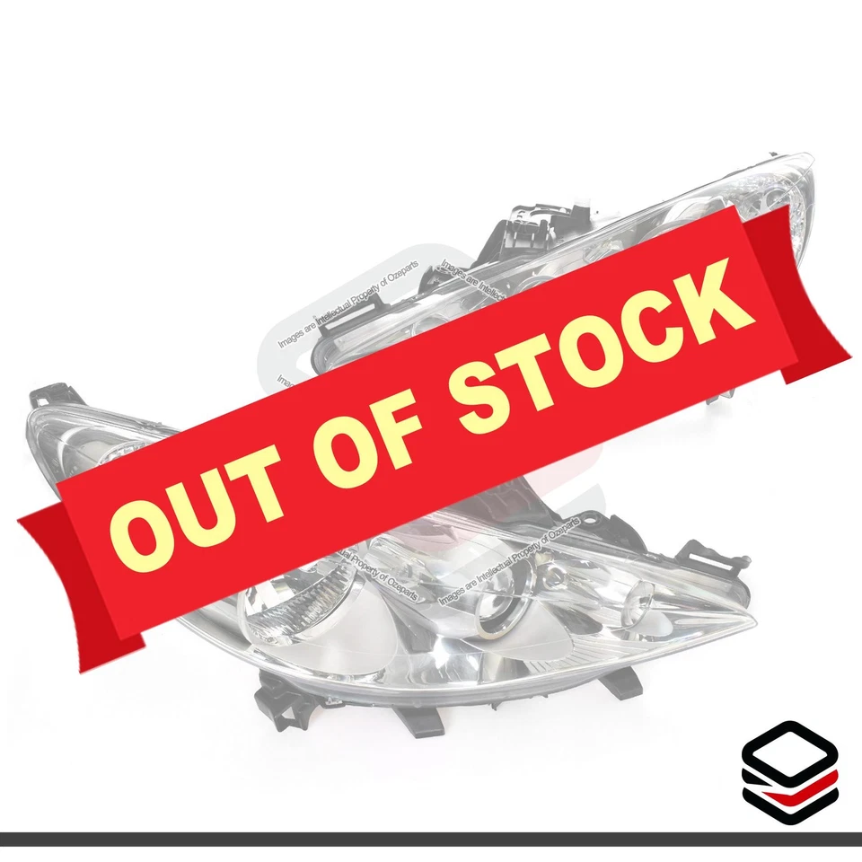 Set Pair LH+RH Head Light Lamp (Projector) For Peugeot 207 A7 2006~2012 - image 1 of 1