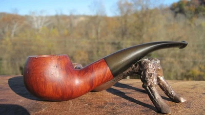 Unbranded France Squat Bulldog Tobacco Smoking Estate Pipe 5.3/4 " L - Image 1 of 4