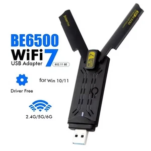 USB Wireless Network Card 2.4/5.8g Dual Band Gigabit Card Network Computer B6M1 - Picture 1 of 11