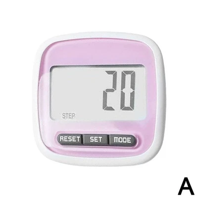Pedômetro LCD distância passo calorias caminhada fitness pista | Clipe EUA ♓ - Imagem 1 de 4