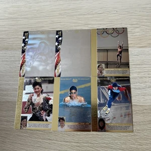 1996 Upper Deck USA Olympicard Series Reflections Gold Card - 6 Karten Restposten - Bild 1 von 15