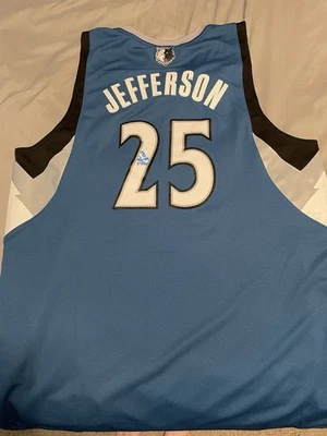 Big Al Jefferson Signed Autographed Minnesota Timberwovles Jersey - Image 1 of 3