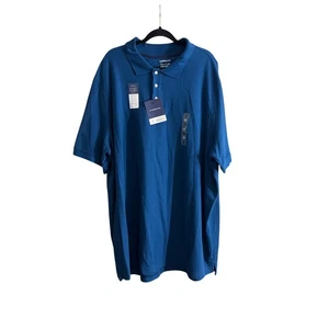 Nueva camisa polo Croft & Barrow grande azul verdoso para hombre talla 4XB - Imagen 1 de 5