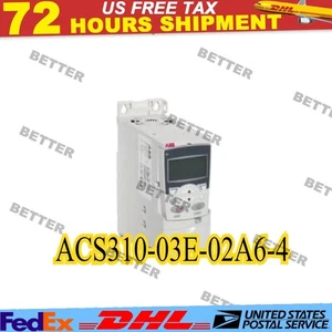 new in box - ABB ACS310-03E-02A6-4  Inverter 0.75KW Brand  Fast Shipping By DHL - Picture 1 of 4