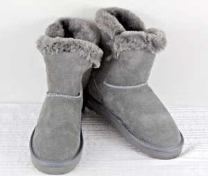 Style & Co Damen-Bootie winziges Fell Lammfell 5 grau neu ohne Karton - Bild 1 von 7