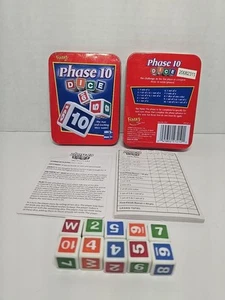 Phase 10 Würfelspiel Fundex Red Tin Version komplett - Bild 1 von 6