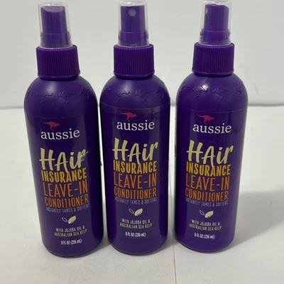 3 Pack Aussie Hair Insurance Leave-In Conditioner 8fl.oz./236ml - Image 1 of 2