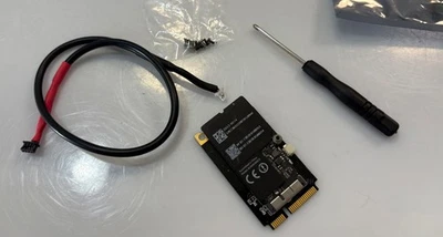 Mac Pro 4,1 5,1 Apple WiFi BT 4.1 Upgrade Adaptor & Card COMPLETE KIT - Image 1 of 4