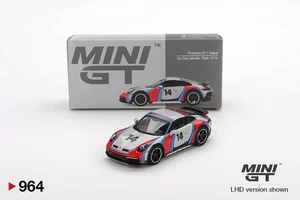 MINI GT Porsche 911 Dakar Ice Grey Metallic "Rally 1978"  #964 ~ 1/64 - Picture 1 of 4