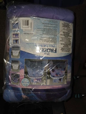 Juego de cama completa congelada de 7 piezas Foto 1 de 2