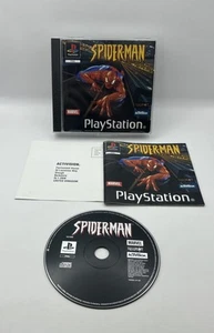 Spiderman PS1 Sony PlayStation komplett mit Handbuch sehr guter Zustand PAL CIB Black Label - Bild 1 von 10