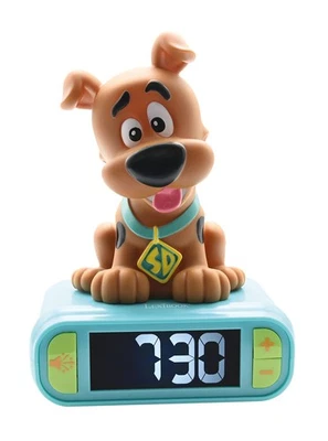 Scooby Doo Kids Alarm Clock Multicolor LCD Backlit Snooze Magic Sounds 80 Cha... - Image 1 of 4