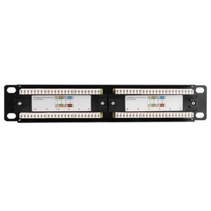 `UTP 12Port Cable Rack CAT6 RJ45 Ethernet Network Data Patch Panel Without - Photo 1/11