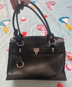 Lancaster Paris women’s black tote handbag shoulder bag - Picture 1 of 3
