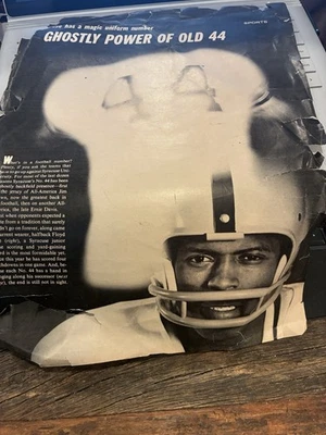 Floyd Little Syracuse artículo Ghostly Power of Old 44 Ernie Davis Jim Brown Foto 1 de 2