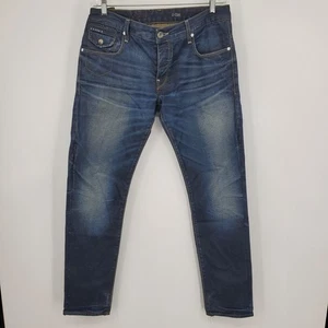 G Star Morris Low Straight Button Fly Raw Denim Slim Skinny Jeans 33x32 - Picture 1 of 17
