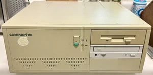 Compudyne Model 3DX/33 1993 Vintage Retro Gaming Desktop Computer + RAM Working - Photo 1/11