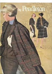 Anuncio de moda Ted Rand 1963 ilustrado de 2 páginas de Ted Rand - Imagen 1 de 2