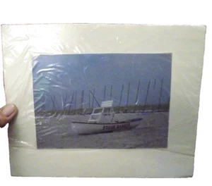 FOTOGRAFÍA STONE Harbor BEACH en cartón salvavidas soporte barco 5x7" nueva - Imagen 1 de 5