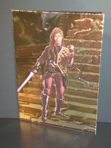 1996 - Star Wars, "Finest" - "Foil-Embossed" - Subset Chase Card - F-4 - Jaina. - Bild 1 von 2
