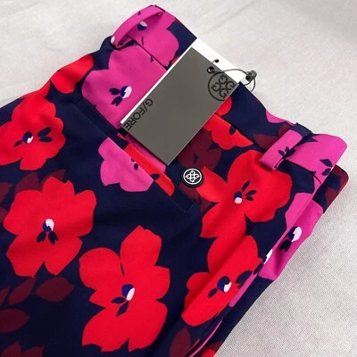 Pantalones Cortos Ligeros G/Fore Estampado Floral Audaz Rendimiento Híbrido Golf Crepúsculo 35 Foto 1 de 4