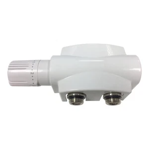 Ventil-Armaturen Set Multiblock Universal Eck-/Durchgangsform + Thermostatkopf - Bild 1 von 12