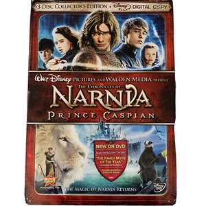 The Chronicles of Narnia Prince Caspian DVD 2008 3-Disc Set Walt Disney sealed - Imagen 1 de 6