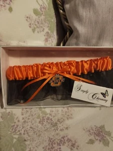 Simply Charming Womans Bridal Garter Oklahoma State Cowboys Made In U.S.A. NWT - Picture 1 of 3