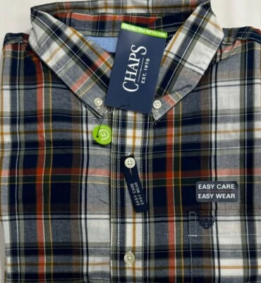 New Chaps Men's Long Sleeve Shirt Green Plaids Size XL $19.99 - Image 1 of 3