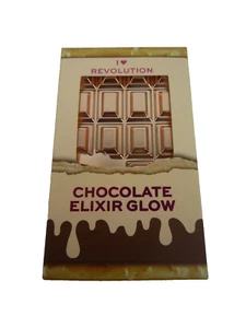 I HEART REVOLUTION CHOCLATE ELIXIR GLOW  HIGHLIGHTING PALLETTE WITH MIRROR - Picture 1 of 7